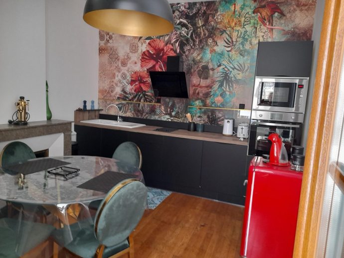 cuisine vue sur cour