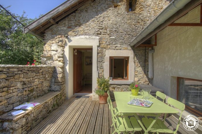 terrasse bois gite